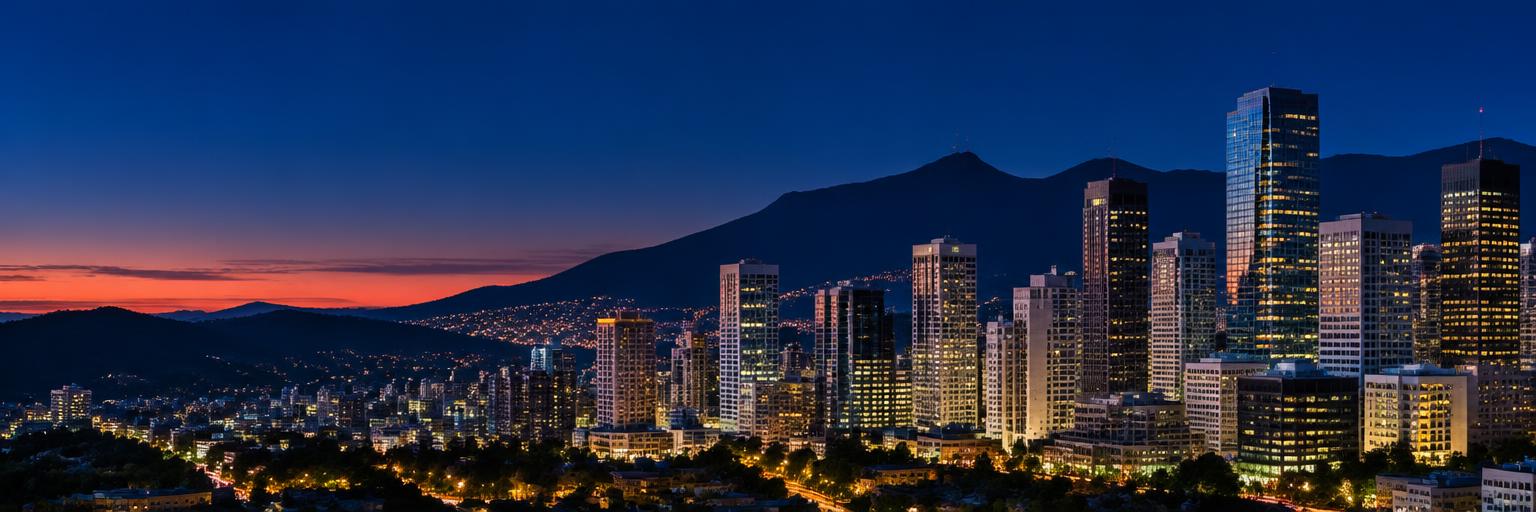 Belo Horizonte ao anoitecer